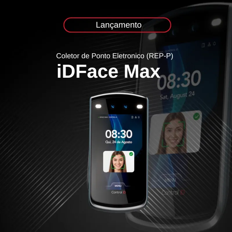 iDFace Max — coletor de ponto facial REP-P
