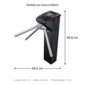 Catraca iDBlock Preta Control iD - Proximidade, Biometria e QR Code, imagem 5