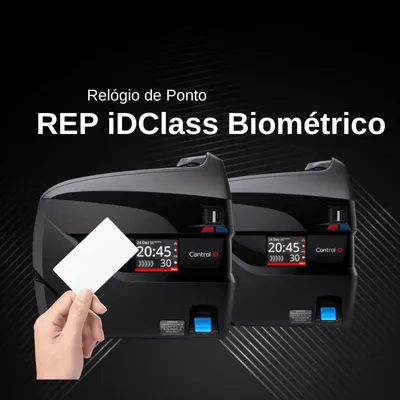 iDClass Bio Control iD - Relógio de Ponto Biométrico REP-C, imagem 2