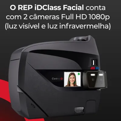 Relógio de Ponto iDClass Facial Control iD REP-P, imagem 3