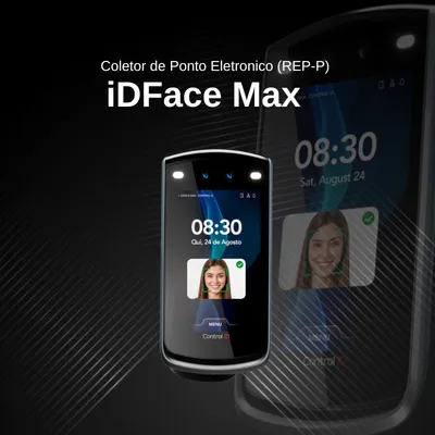 iDFace Max Control iD - Coletor de Ponto Facial REP-P, imagem 2