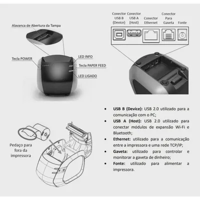 Print iD Touch Control iD - Impressora Térmica Não Fiscal, imagem 3